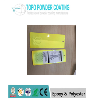 Ral1026 High Glossy Pure Polyester Powder Coating Non Toxic For Pipeline Industry