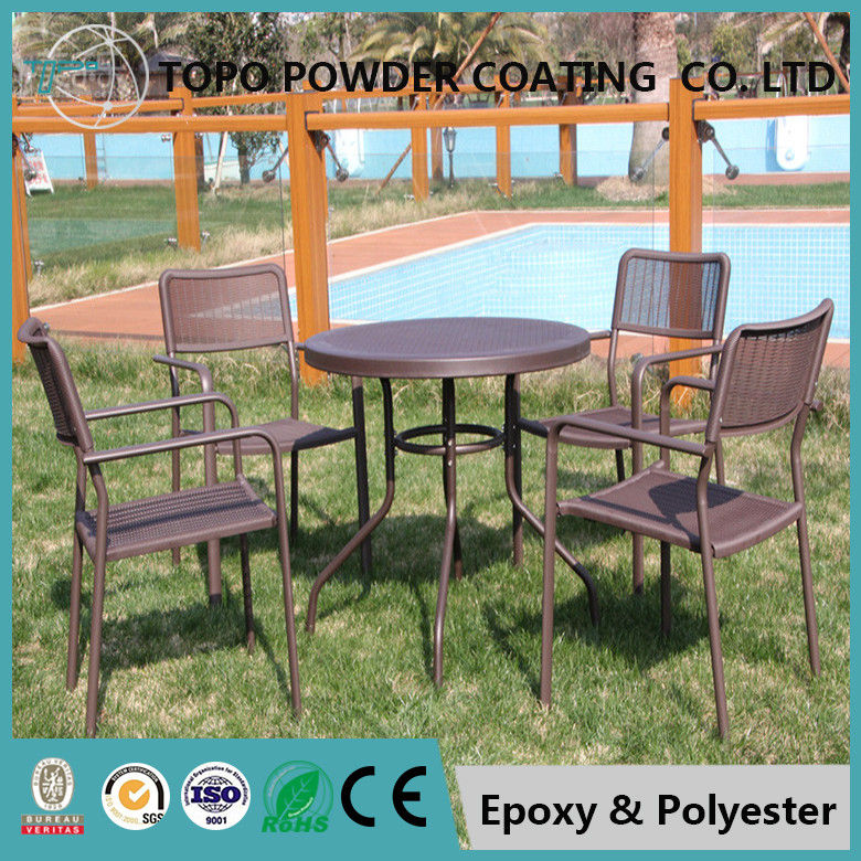 Weather Resistant Outdoor Powder Coating , RAL1003 Signal Yellow Polymer Powder Coating