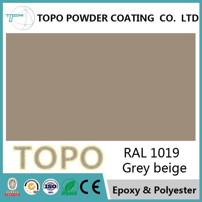 RAL 1019 Electrostatic Powder Coating , Architectural Aluminium Polyester Powder Paint