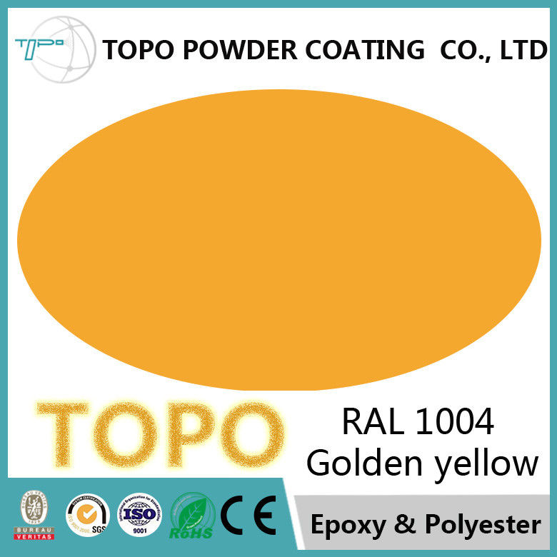 Rebar Steel Epoxy Powder Coat Paint , RAL 1004 Powder Coating Corrosion Resistance