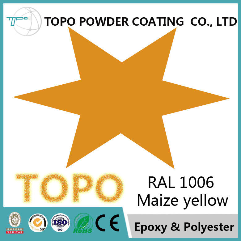 High Performance Polyester Epoxy Coating , RAL 1006 Innovative Powder Coating