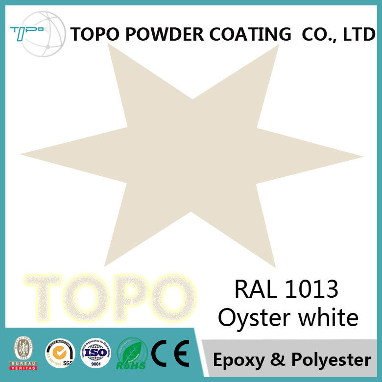 RAL 1013 Aluminium Section Powder Coating 70% Gloss Good Overbake Resistance
