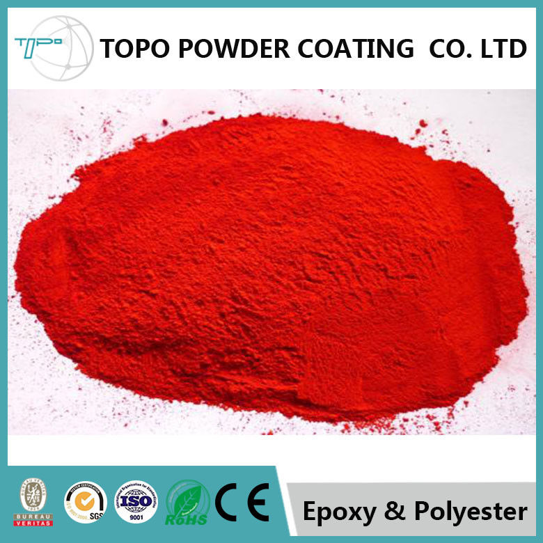 Polyurethane Mirror Chrome Powder Coat , RAL 1007 Color Rough Powder Coating