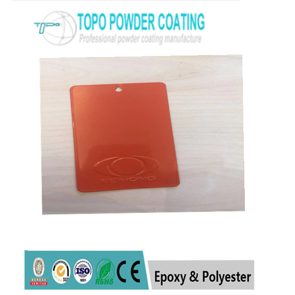 Polyester Commercial Powder Coating / Orange Color Textured Powder Coat