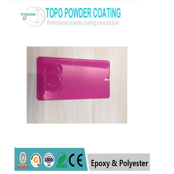 Indoor Decorative Painting Pure Polyester Powder Coating RAL4010 180℃ Curing Temperature