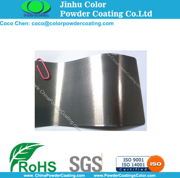 Silver Metallic Racking Polyester Powder Coating Ral 9007 Ral 9006