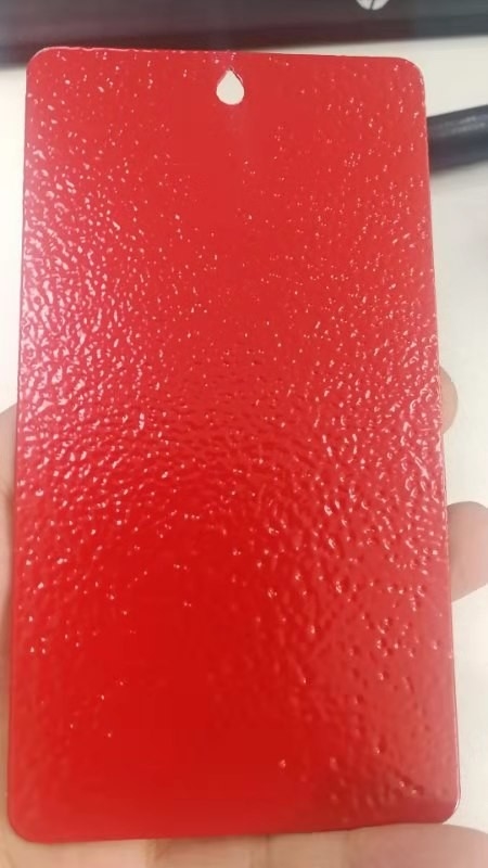 Epoxy Polyester Red Antimicrobial Spay Powder Coating Paint for racking using