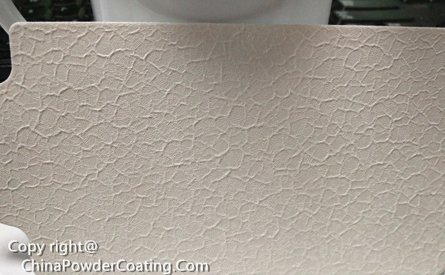 White Black Crocodile Pattern Powder Coating Powder Paint Big Texture Structured