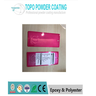 Thermosetting Polyester Commercial Powder Coating PANTONG806C Red Color