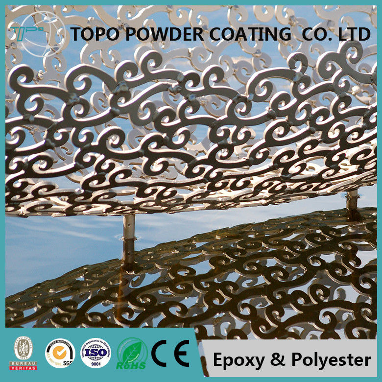 Garden Facilities Metallic Powder Coat With White Copper Shining Metal Effect