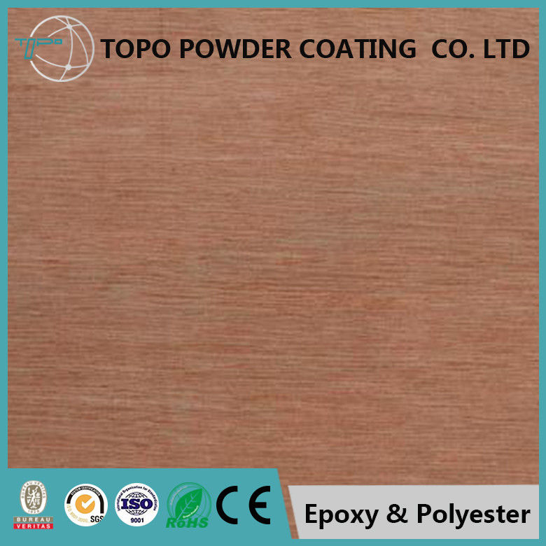 97% Glossy Wood Grain Powder Coating , Durable Sublimation Powder Coating