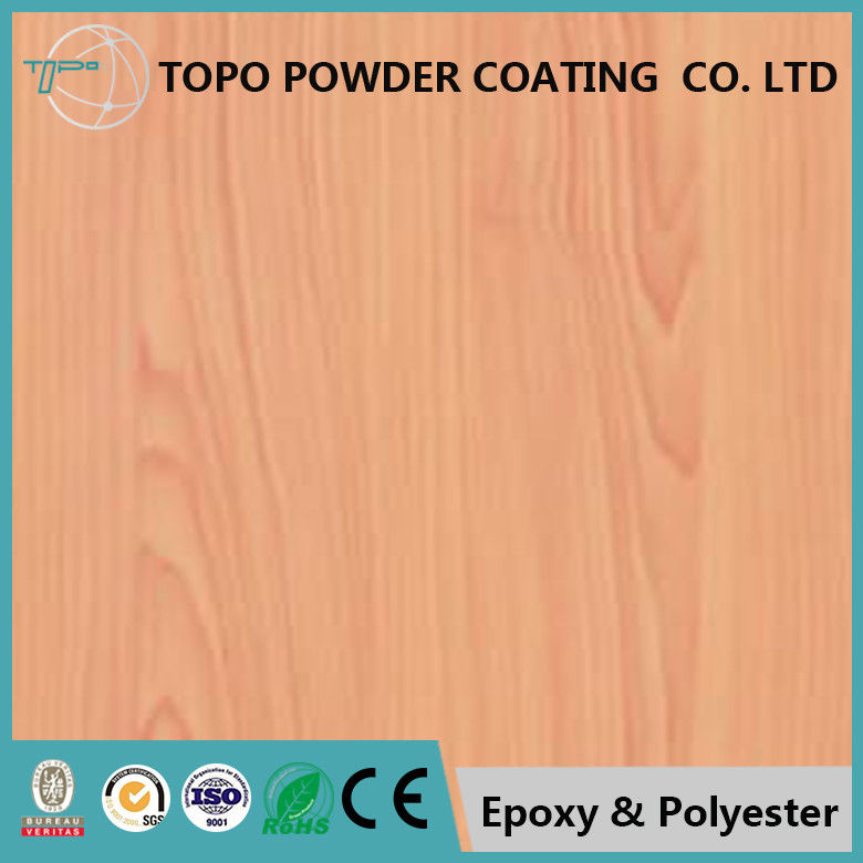Aluminium Products Wood Finish Powder Coating , Heat Transfer High Gloss Powder Coat