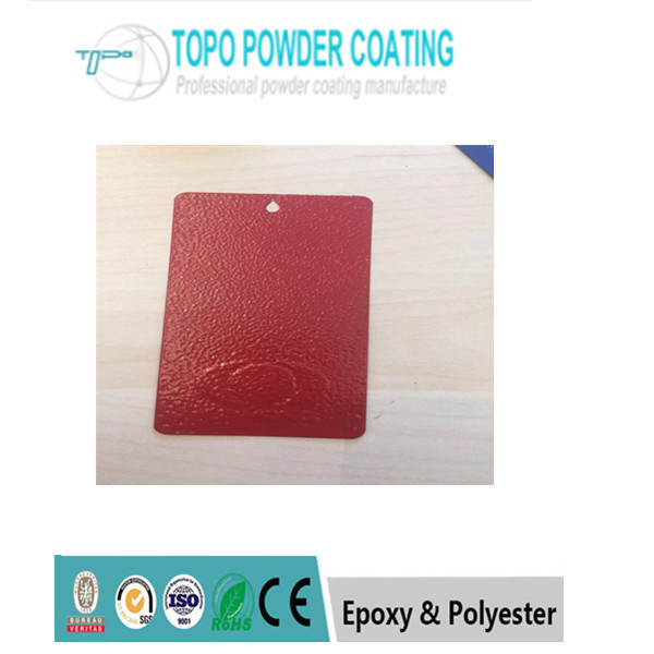 Red Electrostatic Powder Coating / Pipeline Powder Coating RAL 3027 Texture