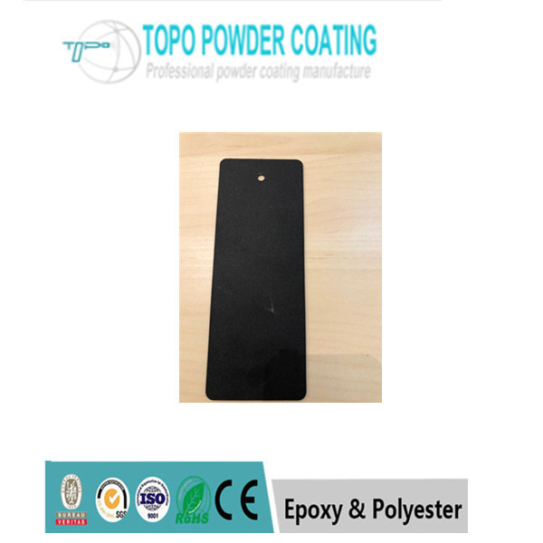 Thermosetting Polyester Commercial RAL9005 Sandy Powder Coating Black Color