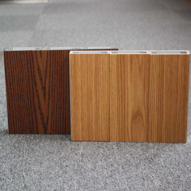 High Quality Heat Transfer Sublimation Base Powder Coating With Colorful Wood Grain effect for Aluminium Profiles